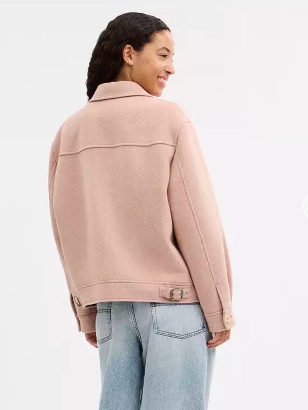Coach Zip Front Wool Jacket - Picture 3 of 4